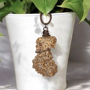 5 For $25💫Bronzed Metallic Nautical Sea Shell Necklace Pendant